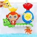 LULULIA Bath Toys for 1 2 3 Year Old,Toddler Bath Toys for 1-5 Year Old Boys Girls Gifts,Baby Bath Toys 6-12 Months Sensory Toys for Autism,Birthday Gifts for Girls Boys Toys Age 2 3 4 Kids Bath Toys