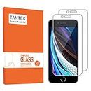 TANTEK Screen Protector for iPhone SE 2020 2nd Generation, iPhone 8,7,6s,6, 4.7-Inch,Tempered Glass Film,Ultra Clear, 2-Pack
