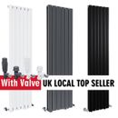 Vertical Radiator Flat Panel Central Heating Tall Upright Rads 1800 / 1600 mm