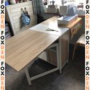 Mesa de comedor de hoja de gota grande escritorio plegable ahorro de espacio cocina almacenamiento desayuno