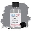 M.A.D MYLDAN AUTO DESIGN M.A.D High Build Grey Primer Air Dry Paint Touch Up Brush Scratch Chip Repair UK (30 Mililitres)