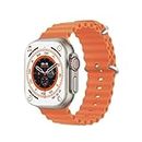 FITRIC T800 Ultra 2 Smart Watch with Game 1.99 Inches HD Display with 4G Smartwatch for Men & Women Compatible Android & io.s (Orange)
