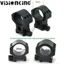 Visionking Aluminum Rifle Scope Mount Ring 25.4mm 30mm 35mm Tube For .223 .308 .50 Cal 11mm 21mm