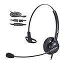 RJ9 Cisco Headset Wired Desk Phone Headset with Noise Cancelling Microphone Compatible with Cisco IP Phones 6841 CP-7821 7940 7942G 7945G 7960 7961G 7962G 7965G 7970 7971G 7975 8841 8865 8961 9951 etc