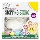 Creative Roots Paint Your Own Smiley Daisy Stepping Stone, 7 Inch Stepping Stone Kit with 6 Acrylic Paints and Paintbrush, Great Kids Craft, Painting Kits for Kids Ages 8-12, Creativity for Kids