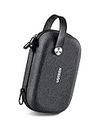 UGREEN Travel Accessories, Portable Cable Organiser Bag Travel Electronics Organiser Small Gadget Cable Bag Cable Pouch, Hard Case for Cable Charger Adapter Power Bank Hard Drive SD Card(Black)