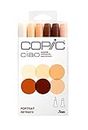 Copic Ciao Coloured Marker Pen - Set of 6 Portrait, For Art & Crafts, Colouring, Graphics, Highlighter, Design, Anime, Professional & Beginners, Art Supplies & Colouring Books