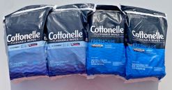 Cottonelle Flushable Wet Wipes 252 Wipes Per Refill Bag (1008 Total Wipes) LARGE