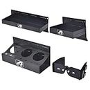 Aain Magnetic Toolbox Tray Set, Tool Box holder Accessories for Tool Organizer,Garage Storage, 2 Trays, Can Caddy, Paper Towel & Screwdriver Holder (A049)