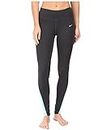 NIKE Power Running Tight Anthracite/Green Glow/Reflective Silver Women's Workout (XS 30)