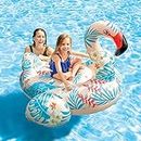 Tropical Flamingo Inflatable Float Ride ON for Adults and Kids - 57559 (37x58x55 inch)