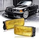 Fog Lights Compatible with BMW M3/E36 3 Series[318i 318is 318ti 320i 323i 323is 325i 325is 328i 328is]1992 1993 1994 1995 1996 1997 1998 1999 1 Pair TUZILLA (Yellow)
