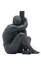 Unbekannt Figur männlicher Nackt, 13 cm, sitzende Arme um die Post