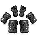 RUNDONG Kids/Youth Knee Pad Elbow Wrist Pads Guards Protective Gear Set, for Roller Skates,Cycling Bike,Skateboard,Inline Skatings,Scooter Riding,BMX bike And Other Outdoor Sports Activities
