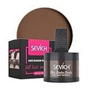 Instantly Hairline Shadow - SEVICH Hairline Powder, Quick Cover Grey Hair Root Concealer, Eyebrows & Beard Line, Hair Root Touch Up for Thinning Grey Hairline, Windproof&Sweatproof, Medium Brown