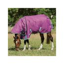 WeatherBeeta ComFiTec Premier Freedom Pony Detach - A - Neck Turnout Blanket - 48 - Medium (220g) - Purple/Navy/Mint - Smartpak