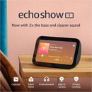 Todo nuevo Echo Show 5 (3a Generación, lanzamiento 2023) | Pantalla inteligente con 2x graves y