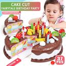 Play Housework Tableware Kitchen Toys Fruit Cuting Toy Birthday Toy Cake Game