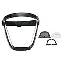 THE STYLE SUTRA ® Full Face Shield Removable Filter Plug Anti Fog for Kitchen Restaurant black| Facility Maintenance & Safety | Personal Protective Equip/PPE | Hard Hats & Face Shields | Face Shields