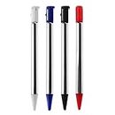 Stylus Pen for Nintendo DS, 4 Pack Metal Retractable Replacement Stylus Compatible with Nintendo 3DS/3DS XL/3DS LL