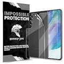 ArmourPro Screen Protector for Samsung Galaxy S21 FE 5G - Edge to Edge Front and Back 4 Layer Ultra Thin Unbreakable Membrane - Case Friendly Screen Coverage & Installation Kit (Crystal Clear)
