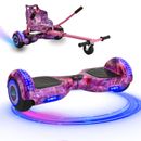G1 Hoverboard and Hoverkart Go Kart Bundle Set Bundle Bluetooth LED Wheel Lights