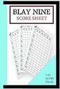 Play Nine Score Sheets:: This book contains 120 sheets of paper that are specifically designed to keep track of scores while playing the card game The ... they won't tear or smudge during gameplay.