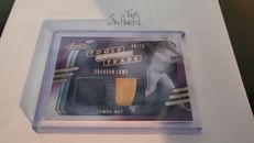 2021 Panini Absolute BRANDON LOWE Tools of the Trade DUAL PATCH /25 TAMPA RAYS
