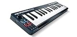 M-Audio Keystation Mini 32-Keys Compact Portable MIDI Keyboard with Synth-Action Velocity (Black)