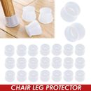 Silicone Slider Chair Furniture Leg Protector For Hardwood Floors Protection Cap