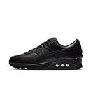 Nike Mens Air Max 90 LTR Running Shoe, Adult, Black/Black/Black, 10 M US
