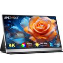 UPERFECT 4K UHD 3840*2160 15,6 Zoll Externer Tragbarer Monitore mit HDR IPS LCD