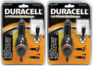 2 x Worlds Best Car Charger For Android Phones DURACELL 1-Piece Construction NIP