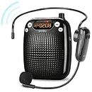 SHIDU S611 UHF Wireless Voice Amplifier Portable Rechargeable Multifunctional with LED Display Amplify Time 15 Hours