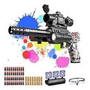 SK MISS Toy Guns for Boys, Red Graffiti Plastic Toy Pistol Blaster with Accessories, Kids Educational Outdoor Game, Birthday Gift for Children Girls 9+ Years Old, (WUK-002)