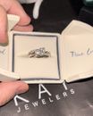 KAY JEWELERS Diamond Engagement Ring 1 ct 14k White Gold Size 8