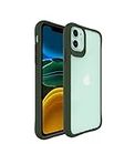 Nik case Knight Series Back Cover for iPhone 11 (6.1") (TPU+Polycarbonate|Olive)