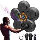 PUMWHIP Music Boxing Machine,Wall Mounted Smart Bluetooth Music Boxing Trainer with Boxing Gloves, Boxing Training Punching Equipment for Home,Indoor and Gym
