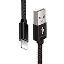 DV Digital Village Limited Mobile Accessories USB Charger Cable, USB Cable Nylon Braided Fast Charging Cable Lead Compatible with iphone 11 12 13 Pro Max Mini XR XS X 8 7 6 Plus and more (2 Meters)