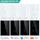 WiFi Switch Smart Home Touch RF Light Wall Panel For Alexa Google 1/2/3/4 Gang