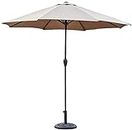 LiuGUyA Sun Parasol Umbrella Garden Parasols 9' Outdoor Patio Market Table Umbrella, Portable Offset Patio Umbrella for Poolside, Deck, Garden, Backyard, Pool Indoor & Outdoor