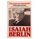 Concepts & Categories Philosophical Essays Vintage 1st Edition by Isaiah Berlin