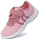 EvinTer Toddler Shoes Little Kid Boys Girls Running Sports Sneakers Pink