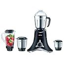 ACTIVA ABS Super Chef 900 Watts Powerful Motor Mixer Grinder With 4 Jars | 2 Years Motor, Black