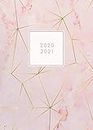 Wochenplaner 2020-2021: Juli 2020 bis Juni 2021, modernes Marble Cover Design mit rose-gold Pattern, Wochen- und Monatsplaner, 1 Woche auf 2 Seiten, 15x21 cm (Bürobedarf 2020-2021)