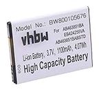 vhbw Batería Compatible con Virgin Mobile SPH-M350 móvil, Smartphone (1100mAh, 3,7V, Li-Ion)