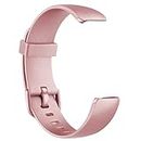Tobfit Watch Strap Compatible with Inspire 2 (Watch Not Included), Removable Soft Belts for Fitbit Inspire 2 Wristband, Smartwatch Band for Men & Women (Rose Gold)
