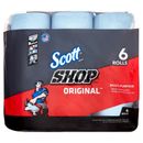 Scott Shop Towels, 6 Rolls, 55 Sheets Per Roll- free shipping.