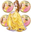 Suministros de fiesta de la Bella y la Bestia globo ramo decoración princesa bella 