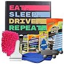 llanochslif I Love My Car Bundle of First Car Accessories & Car Kits for First Time Drivers - Car Kit for Drivers & Car Lovers - Car Cleaning Kit with Car Accessories for Men - Car Enthusiast Kit